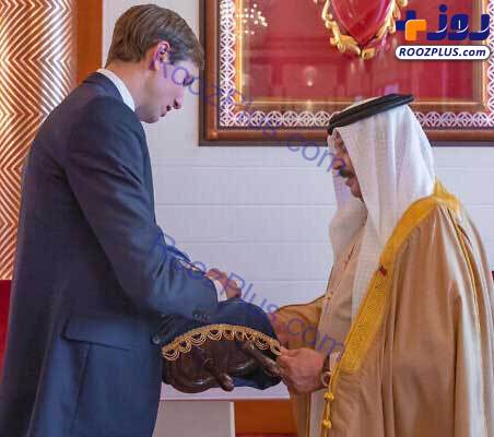 عکس/ هدیه داماد یهودی ترامپ به پادشاه بحرین پس از توافق سازش