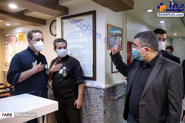 بازدید معاون وزیر بهداشت از بیمارستان بقیه الله (عج) +عکس