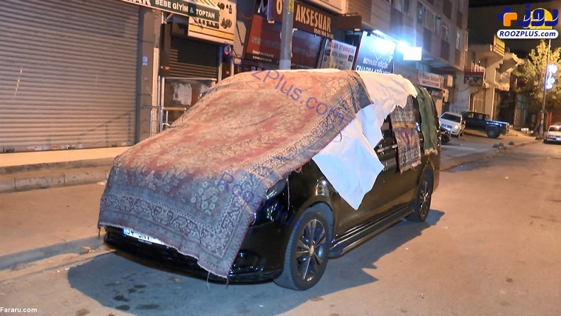استتار خودروها در استانبول از ترس خسارت تگرگ +تصاویر