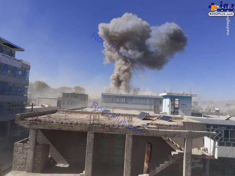 انفجار شدید در مقابل فرماندهی پلیس غور افغانستان +عکس