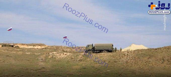 استقرار نظامیان روسیه در مرز قره‌باغ+عکس