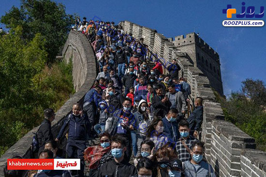 تصاویر باورنکردنی از دیوار چین در اوج کرونا