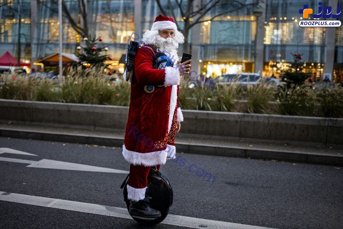 کارهای عجیب و غریب بابانوئل های آلمانی! +تصاویر