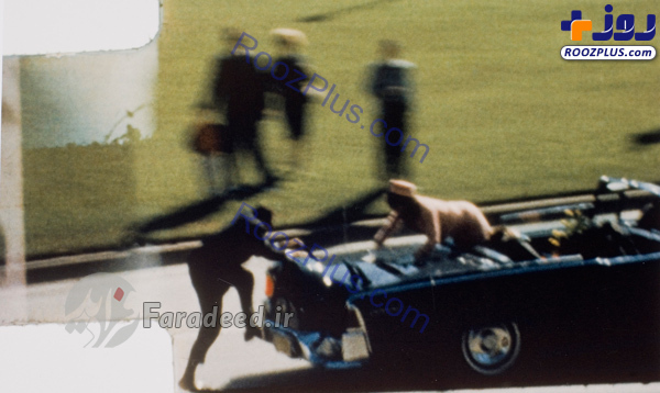 عکس/ لحظه ترور و اصابت گلوله به صورت «کندی» رئیس جمهور آمریکا(18+)