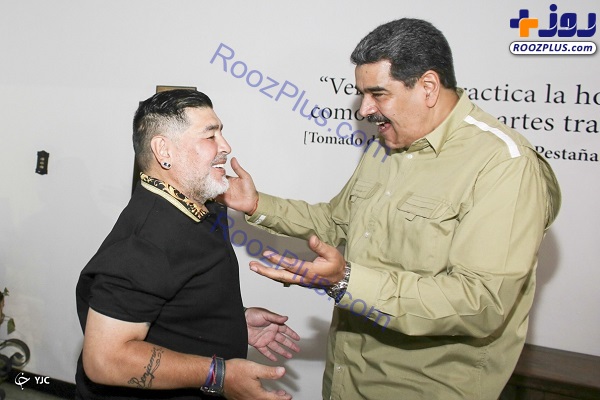 مارادونا در کنار چهره های مشهور سیاسی +عکس