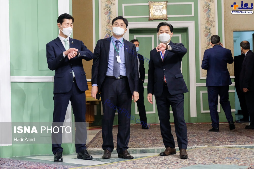 خستگی و کلافگی دیپلمات های کره جنوبی برای دیدار با جهانگیری+عکس