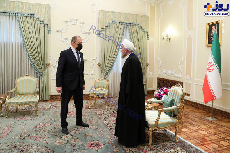 دیدار وزیر خارجه روسیه با روحانی+عکس
