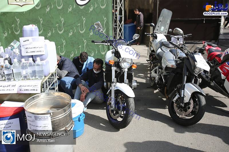 کشف موتور سیکلت‌های قاچاق در تهران+عکس
