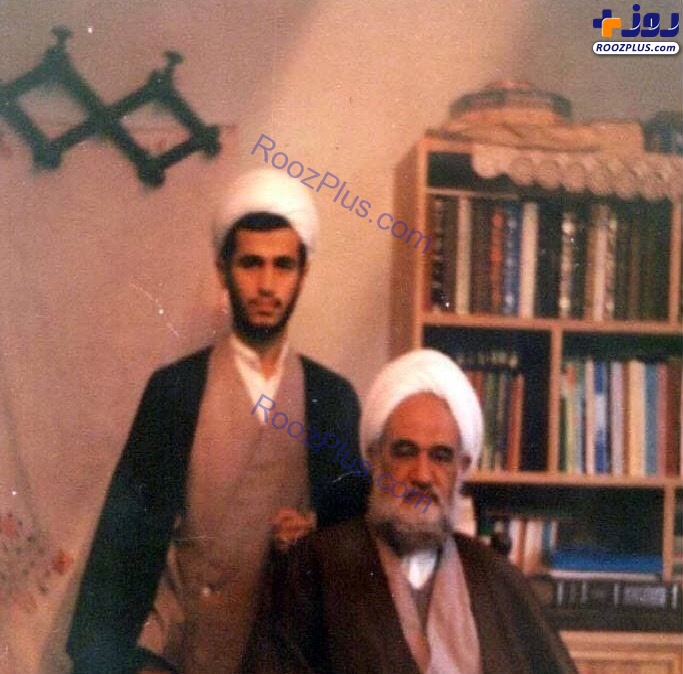 عکس قدیمی از حجت الاسلام علیرضا پناهیان در کنار پدر