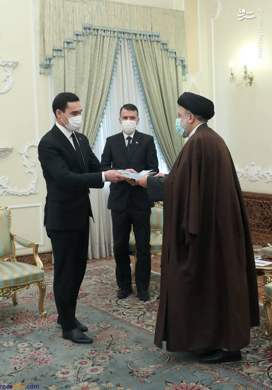 دیدار معاون رئیس‌جمهور ترکمنستان با رئیسی/عکس
