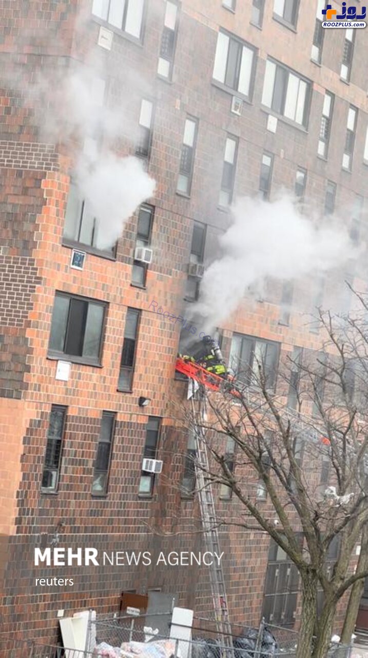 آتش سوزی مرگبار ساختمان مسکونی در نیویورک/9 کودک زنده زنده سوختند +عکس
