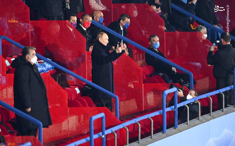 پوتین در مراسم افتتاحیه پارالمپیک زمستانی/عکس