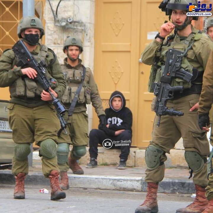بازداشت کودک فلسطینی توسط صهیونیست‌ها +عکس