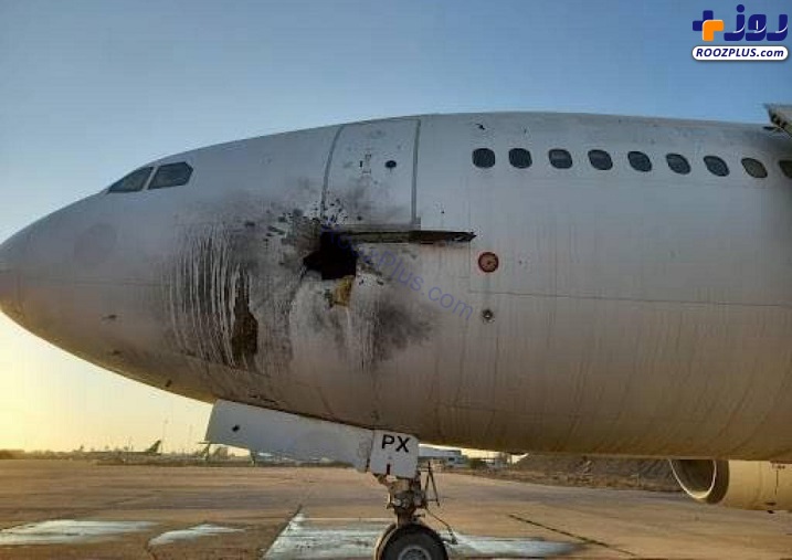 حمله راکتی به فرودگاه بین المللی بغداد + تصاویر