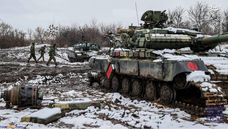 تصاویر خبرگزاری «تاس» از نبرد در «دونباس»