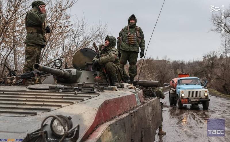 تصاویر خبرگزاری «تاس» از نبرد در «دونباس»