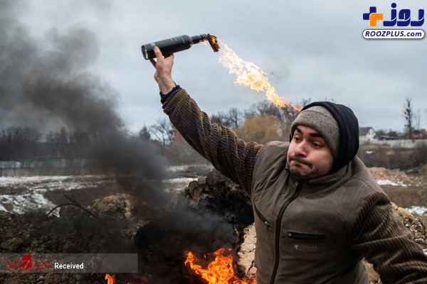 شهروندان اوکراینی، سربازان جنگ با روسیه +عکس