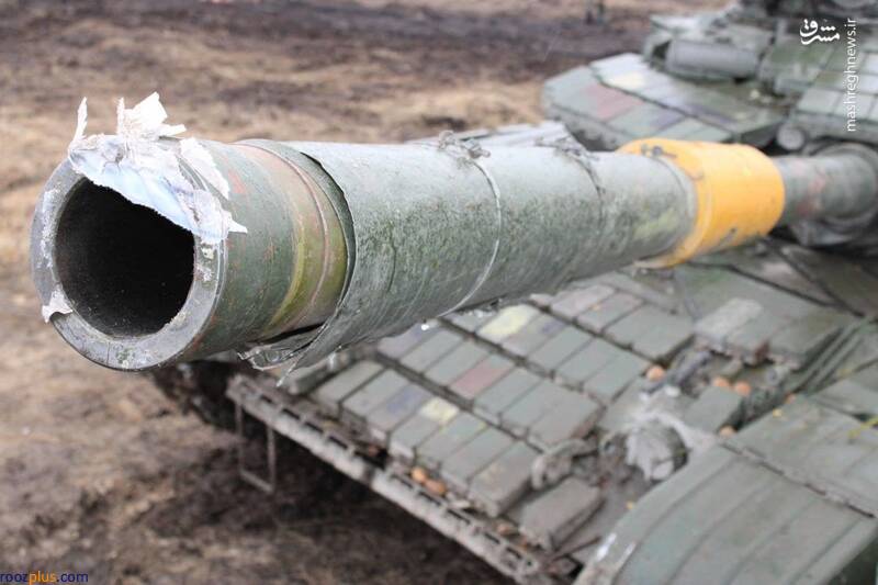 غنیمت گرفتن دو دستگاه تانک توسط روسیه/عکس