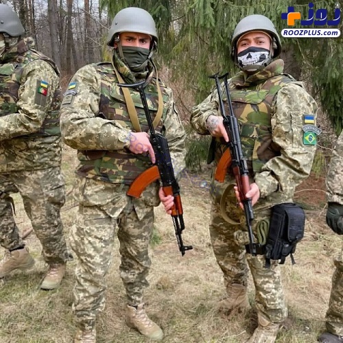 استخدام نظامیان خارجی در اوکراین! +عکس
