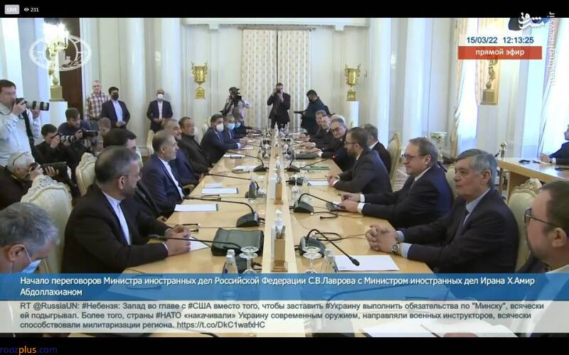 نشست وزیران امور خارجه ایران و روسیه/ عکس