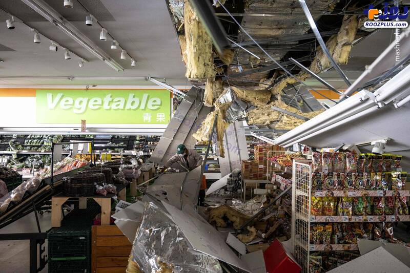 خسارت زلزله مهیب در ژاپن +عکس