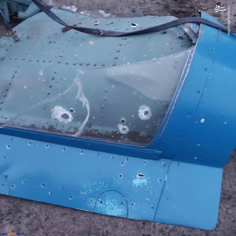 سقوط جنگنده سوخو۲۷ اوکراینی/عکس
