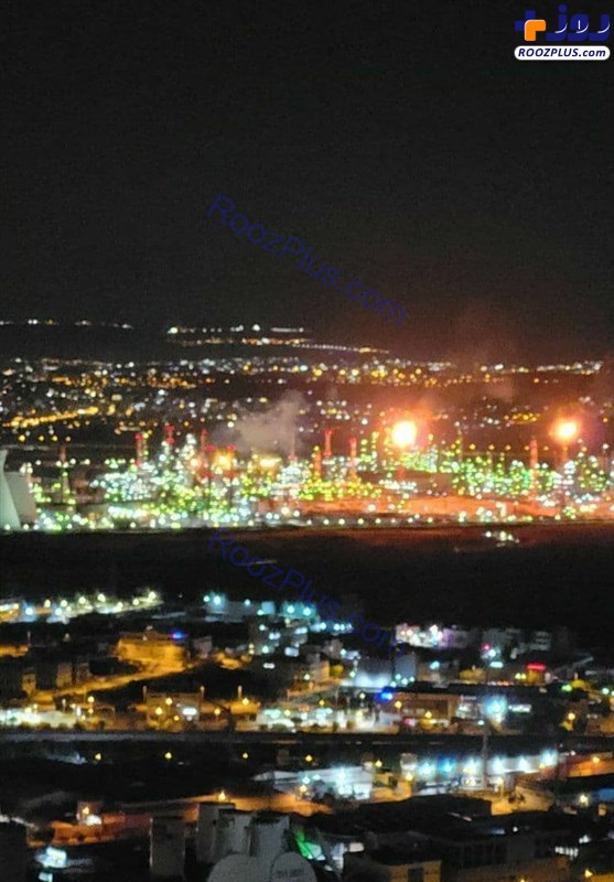 آتش‌سوزی گسترده در پالایشگاه نفت حیفا