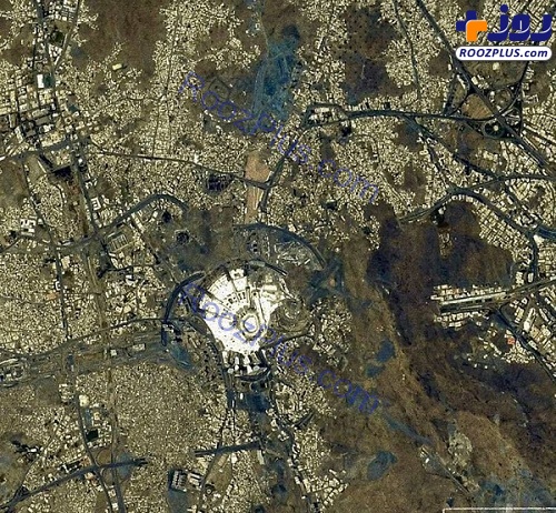 تصویر فضانورد ژاپنی از مکه مکرمه و مسجدالحرام