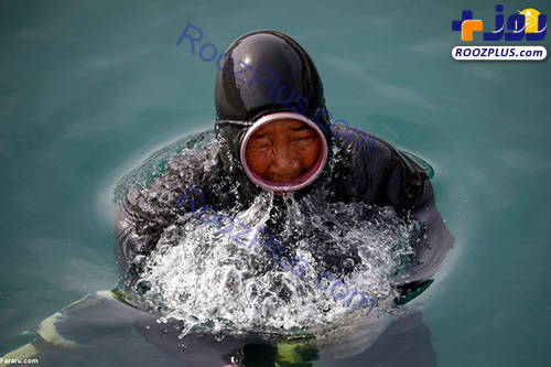 غواصی زنان کره‌ای بدون کپسول اکسیژن+عکس