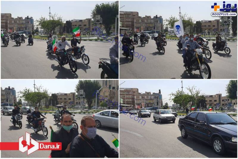 رژه موتوری خودجوش روز قدس در تهران/تصاویر