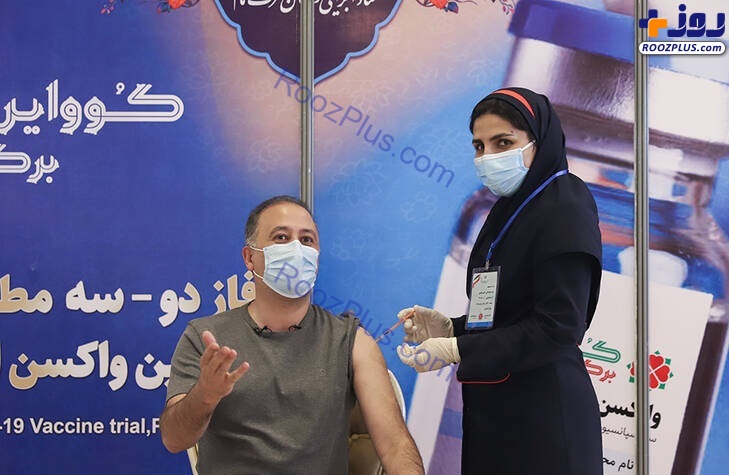 مجری معروف واکسن کرونا زد+عکس