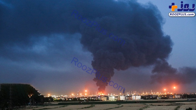 پالایشگاه تهران دوباره شعله ور شد+عکس