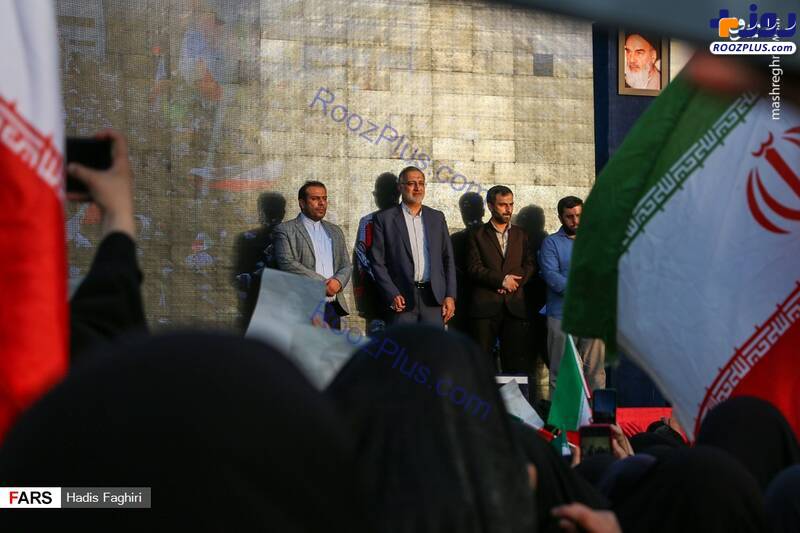 جشن بزرگ پیروزی رئیسی با حضور زاکانی+عکس