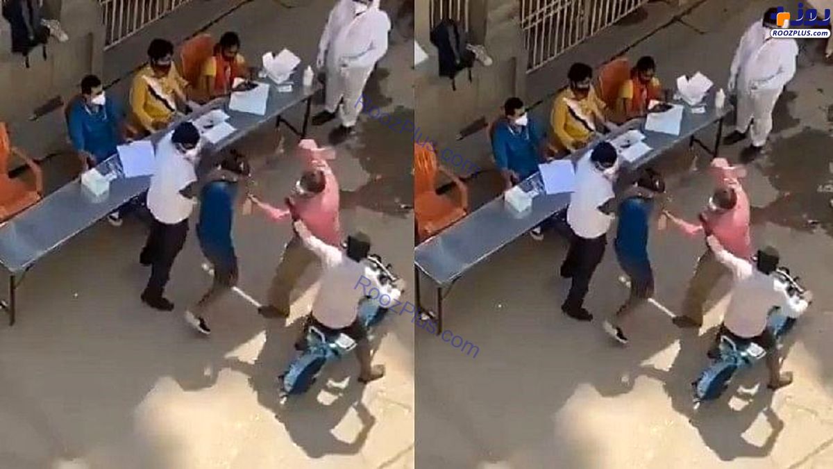 کتک زدن یک نوجوان به خاطر تست اجباری کرونا! +عکس