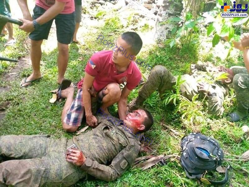 تصویر مصدومان سقوط هواپیما در فیلیپین