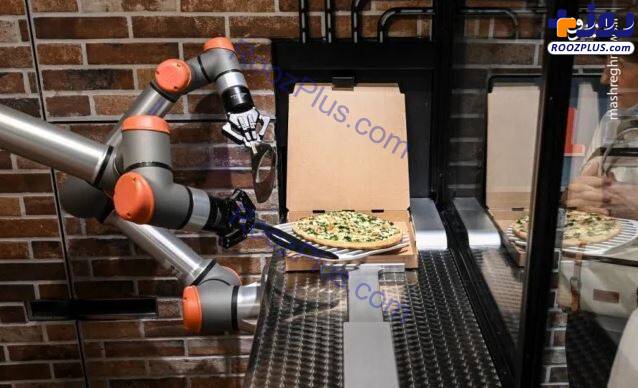 رباتی که پیتزا می پزد + عکس