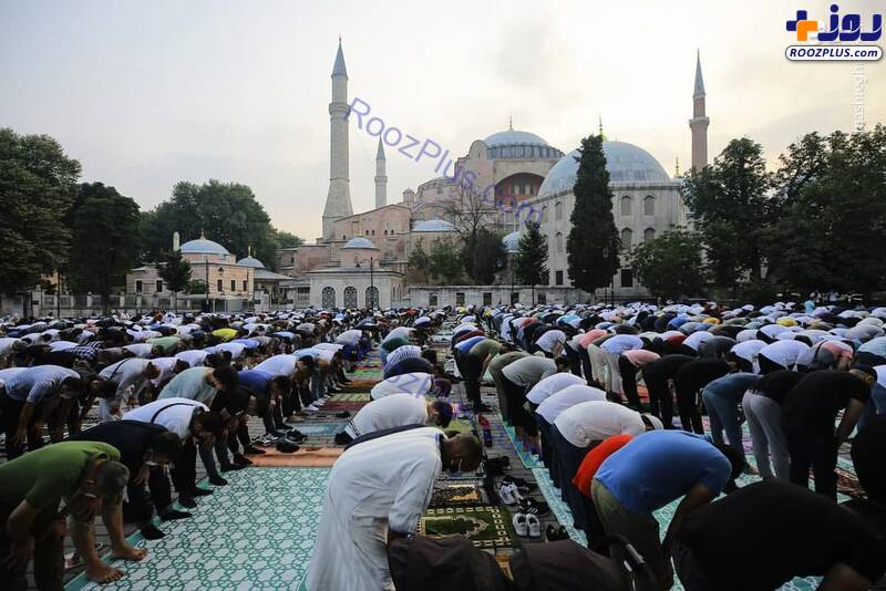 برگزاری نماز عید قربان در ترکیه+عکس