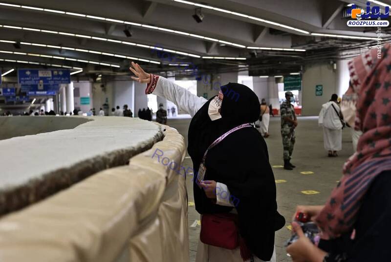 مراسم رمی جمرات حجاج عربستانی +عکس
