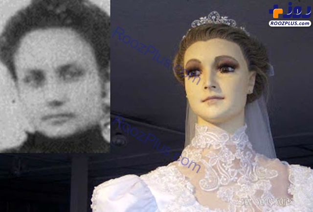 عکس/ جسد این زن جوان تبدیل به مانکن عروس شد!