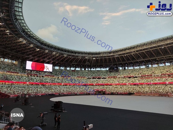 ورزشگاه خالی از تماشاگر در المپیک توکیو + عکس