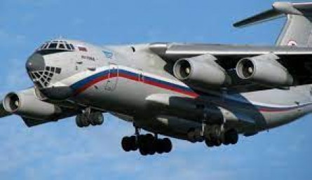 ببینید/سقوط هواپیمای نظامی روسیه در حومه مسکو