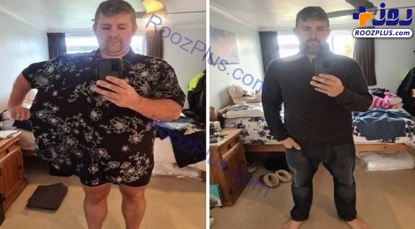 عکس/ کاهش وزن ۶۰ کیلویی مردی پس از تعطیلی رستوران های مک دونالد
