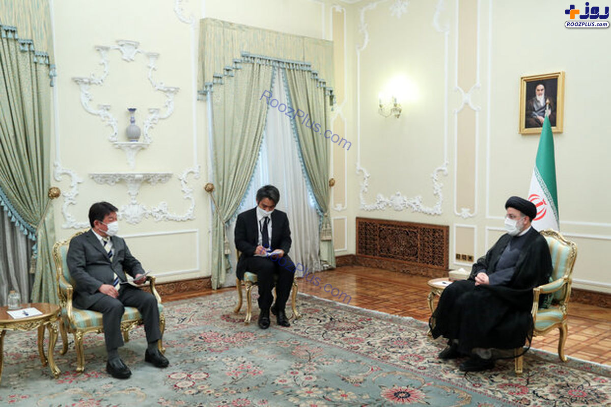 وزیر خارجه ژاپن با آیت الله رئیسی دیدار کرد +عکس