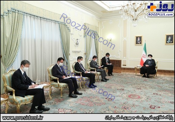 عکس/ دیدار وزیر خارجه ژاپن با رئیس جمهور