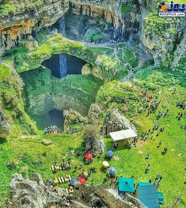 عکس/ آبشار دیدنی و بهشتی باتارا جرج در لبنان!