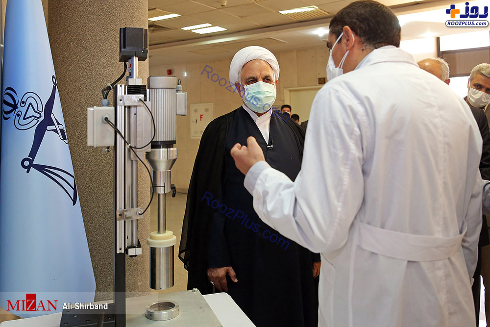 بازدید رئیس قوه قضاییه از پزشکی قانونی تهران +عکس