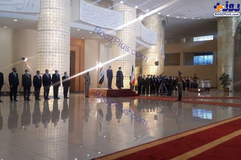 استقبال رسمي رئيسي از نخست وزير عراق +عکس