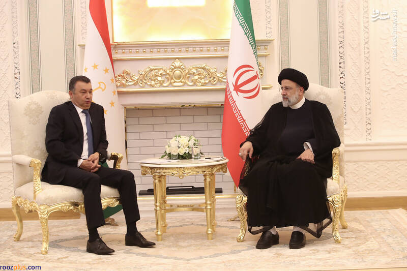 دیدار نخست وزیر تاجیکستان با رئیسی+عکس