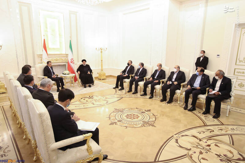 دیدار نخست وزیر تاجیکستان با رئیسی+عکس