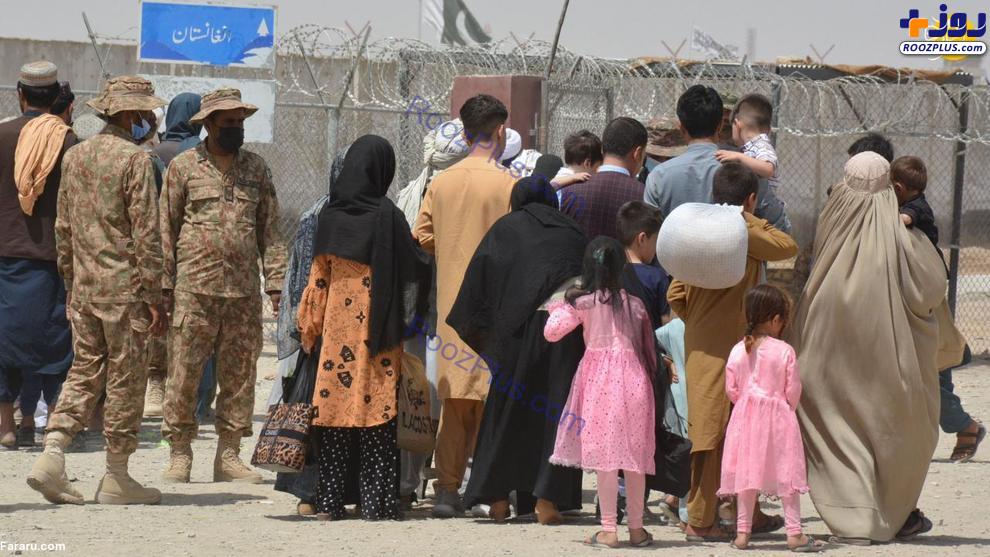 عکس/ پناهجویان فراری از طالبان در مرز پاکستان